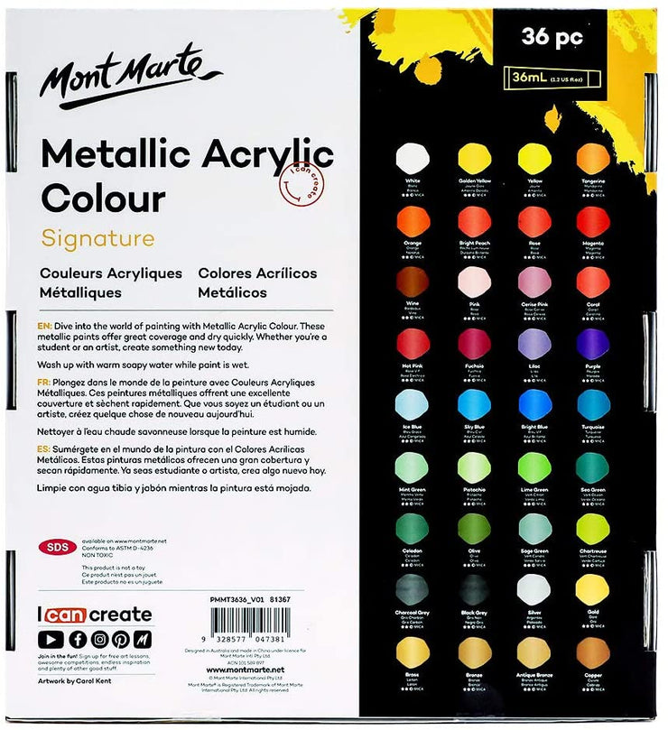 Metallic Acrylfarben