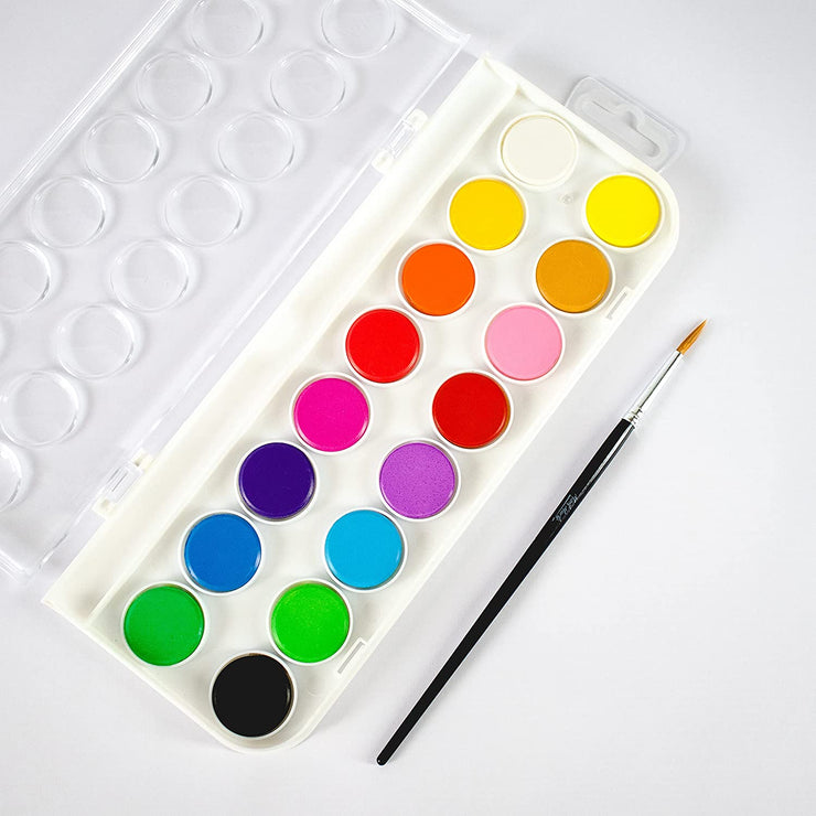 Wasserfarben Set – 16 brilliante Farben